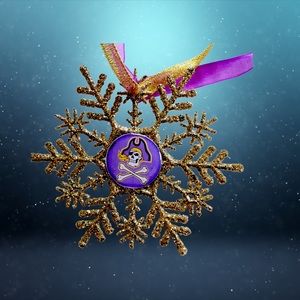 East Carolina Univ PIRATES Handmade Snowflake *NEW*